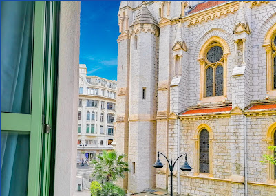View from hotel du Centre room - credit: Googlemaps